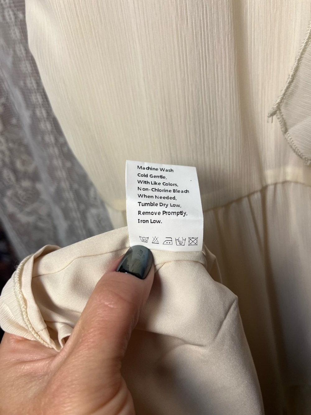 Kirundo Women's Cream Tiered Halter Dress (rack) - Picture 10 of 10